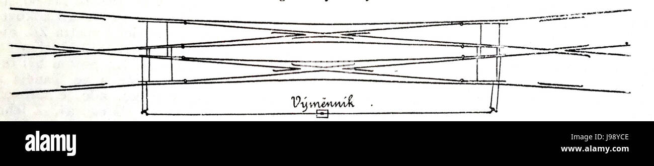 Double interrupteur de fer Banque D'Images