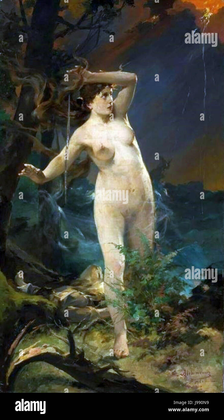 Déesse Alchimowicz Milda Banque D'Images