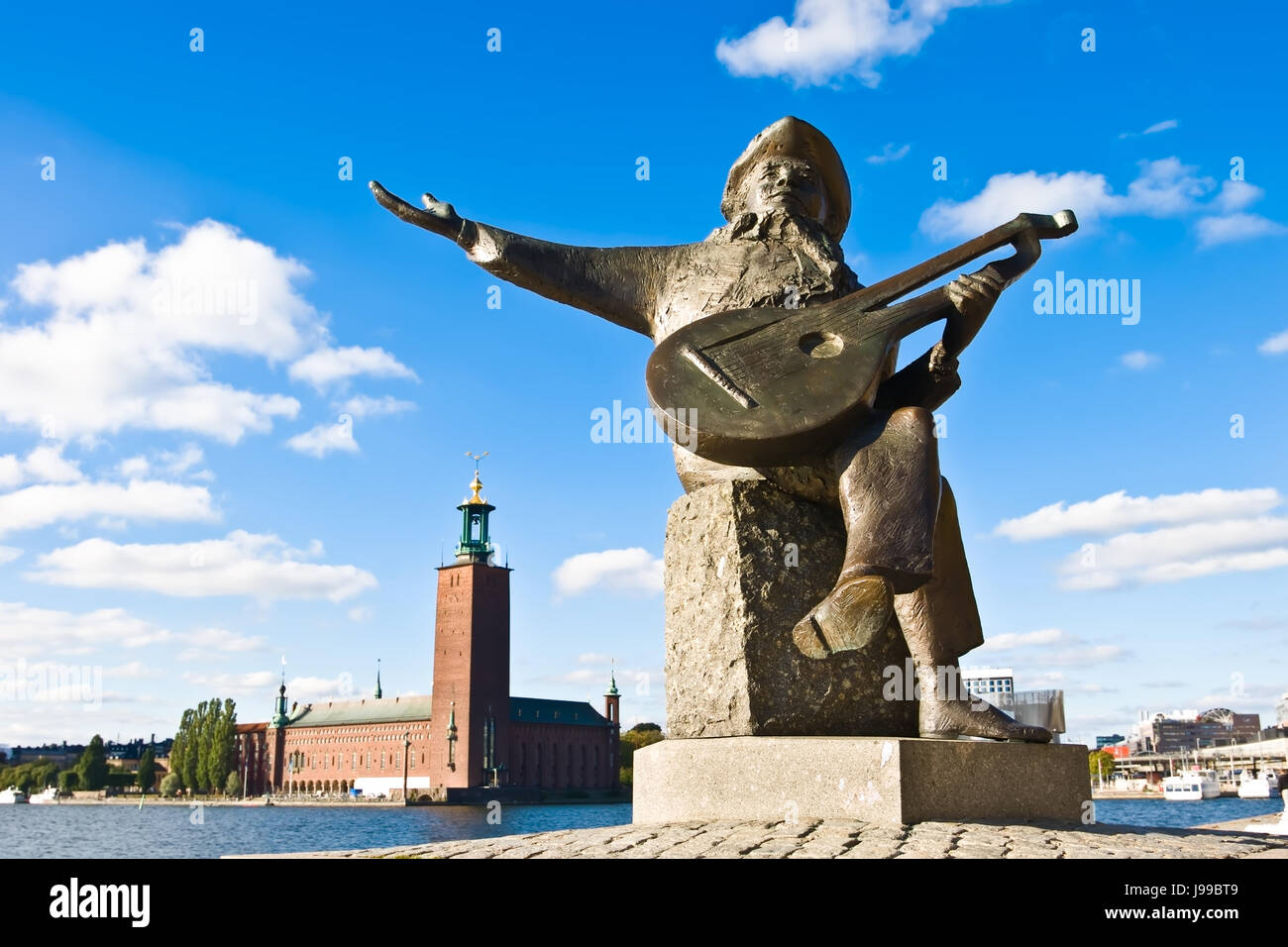 Hall, bleu, maison, édifice, tour, belle, beauteously, nice, commerce, ville, Banque D'Images