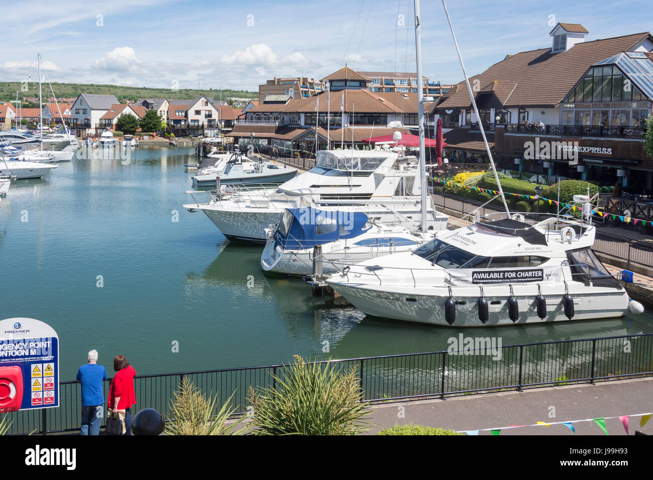 Marina de Port Solent, Portsmouth, Hampshire, Angleterre, Royaume-Uni Photo  Stock - Alamy