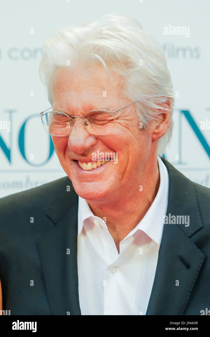 MADRID, ESPAGNE-31 mai : Richard Gere au "Norman : La hausse modérée et tragiques de l'automne d'un nouveau fixateur de New York' en première mondiale au cinéma Callao à Madrid. Mai31, 2017. Credit : Jimmy Olsen/Media ESPAGNE*** ***aucune perforation Banque D'Images