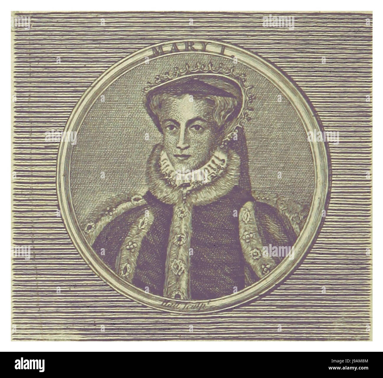 GOLDSMITH(1800) p2.234 MARY I. Banque D'Images