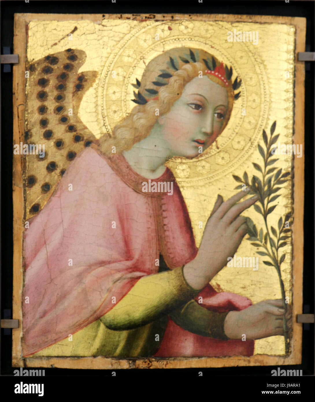 Sano di Pietro, L'ange de l'Annonciation Banque D'Images