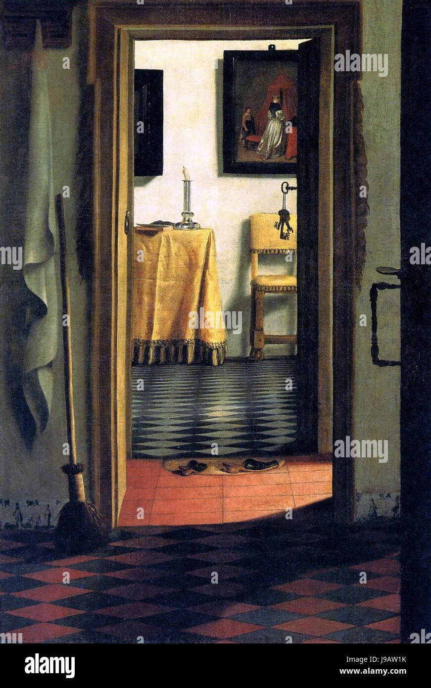 1678 TheSlippers SamuelvanHoogstraten1627 Banque D'Images
