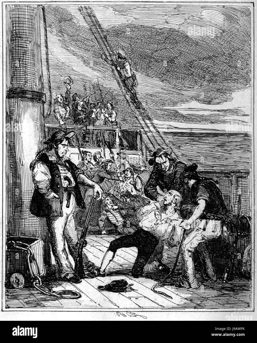 Mutinerie sur le Bounty Banque D'Images