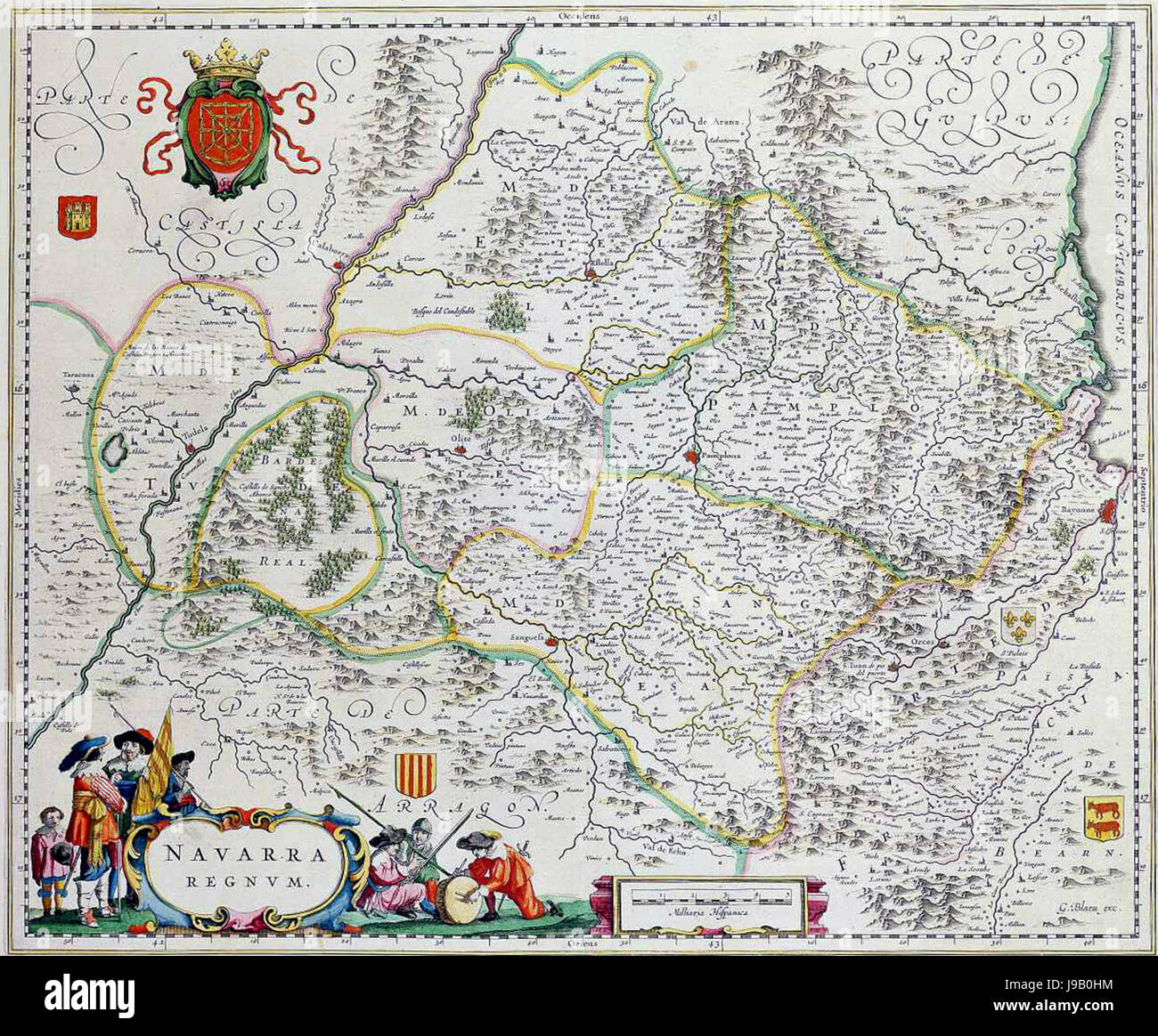 Navarra Regnum Banque D'Images