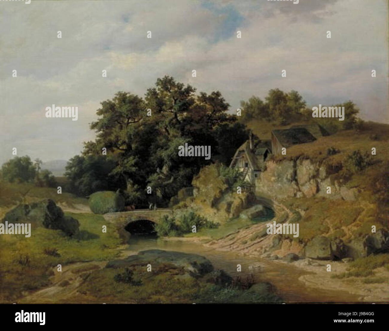 Adolf Kosarek 6. 1. 1830 3. 10. La Krajina 1859 strednich Cech II. Banque D'Images