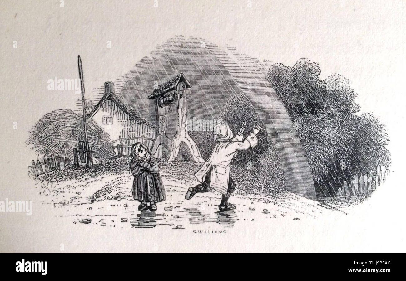 L'Arc en Ciel, printemps,les saisons, James Thomson, par William Kent Banque D'Images