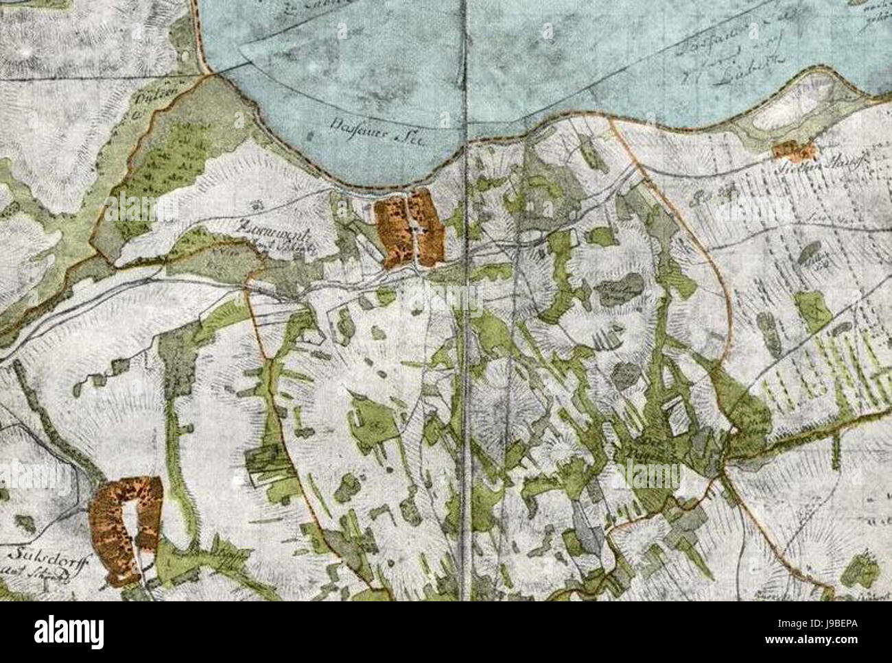 Culture Siechenhauskarte Banque D'Images