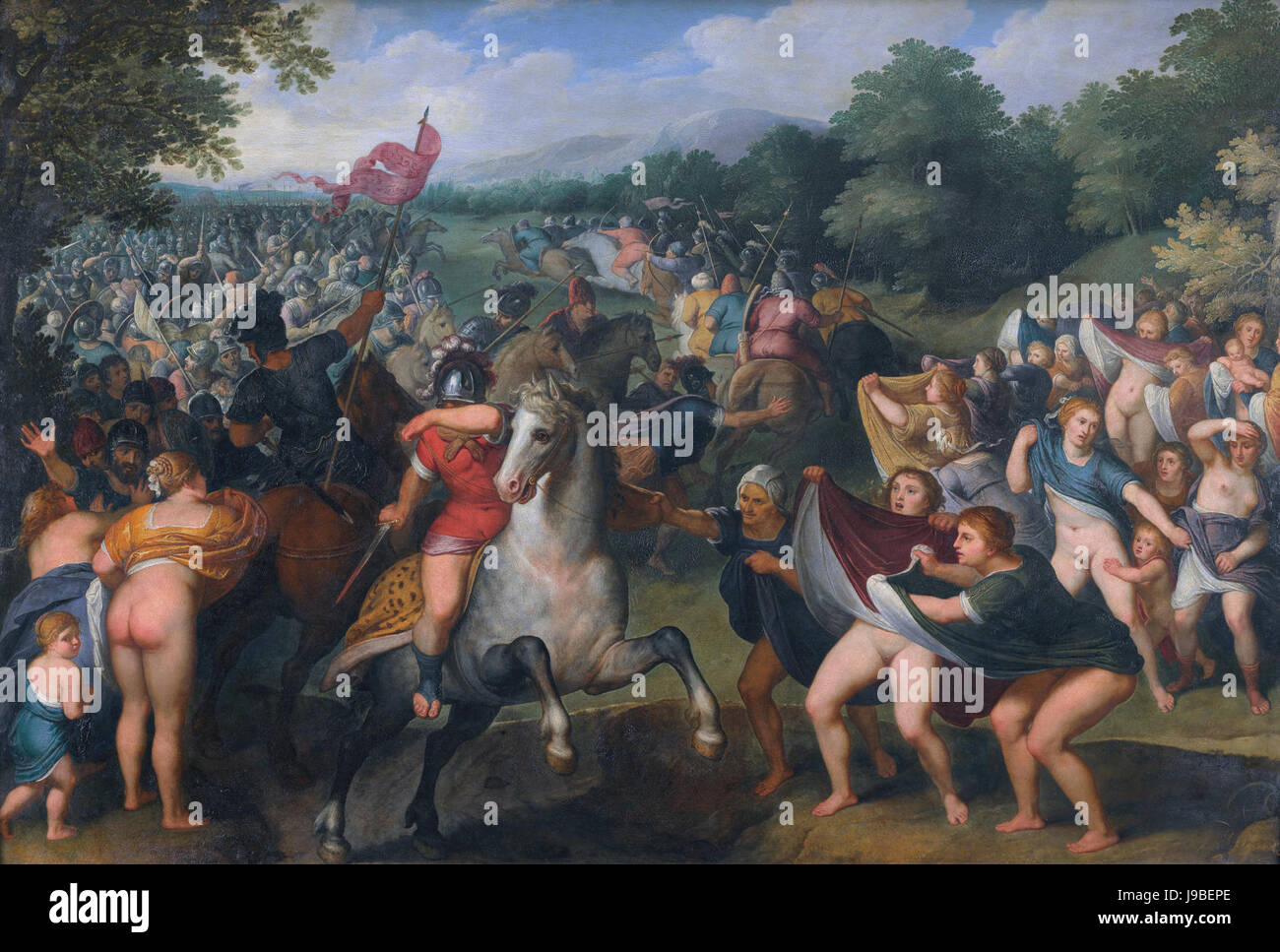 La guerre des femmes, par Otto van Veen Banque D'Images