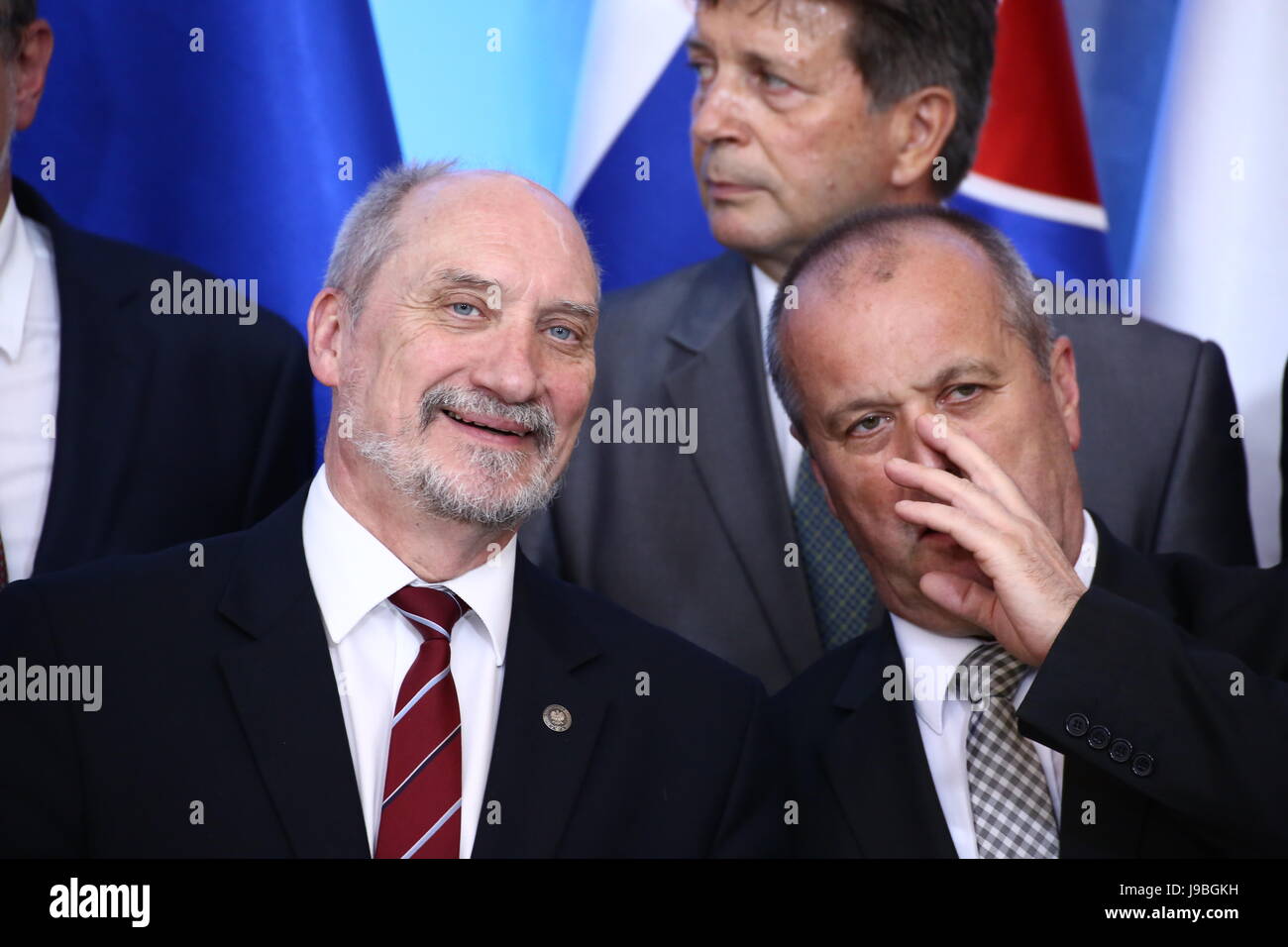 Varsovie, Pologne. 31 mai, 2017. Premier ministre Beata Szydlo et le Premier Ministre Robert Fico a tenu conférence après Polish-Slovakian consultations gouvernementales. Credit : Jakob Ratz/Pacific Press/Alamy Live News Banque D'Images