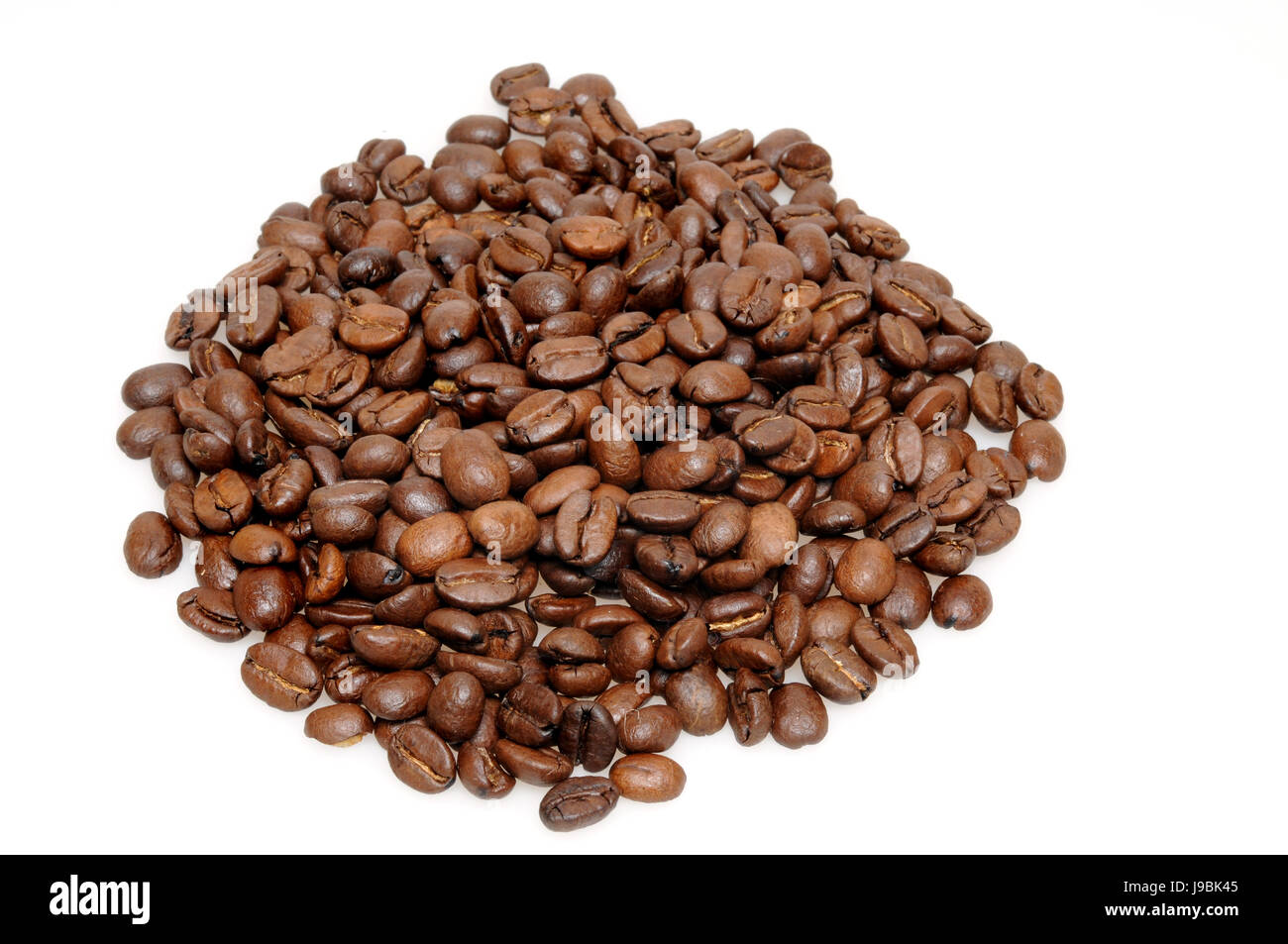 Oxydées, café, grain de café, grains de café torréfié, assoiffées, boissons, café, Banque D'Images