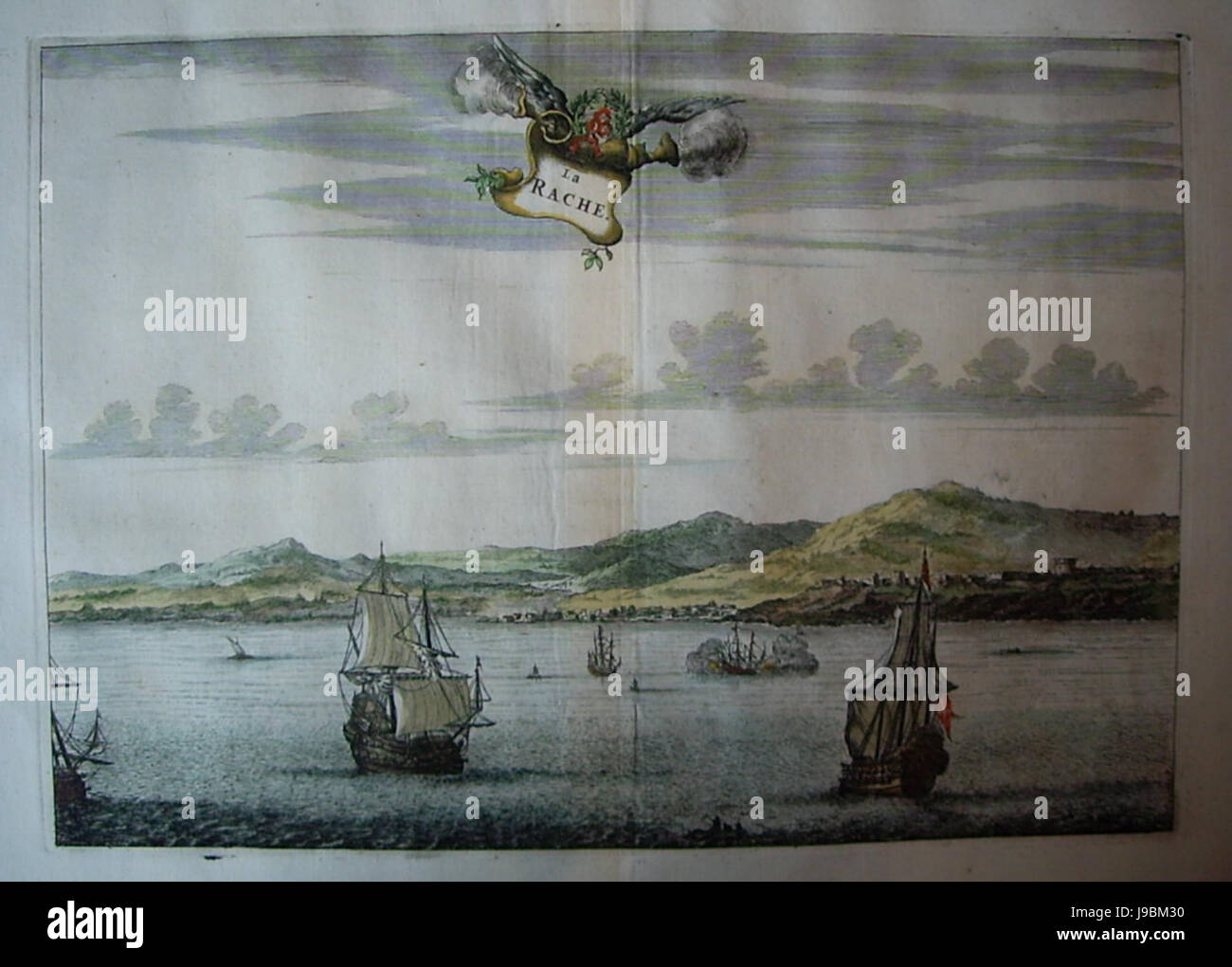 La Ville de Larache en 1670 Banque D'Images