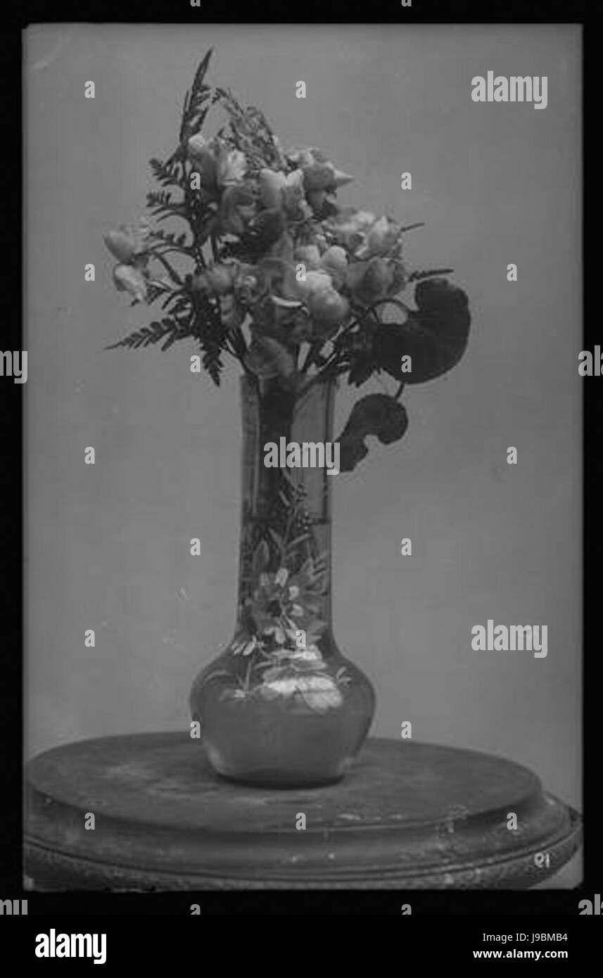 Nature morte bouquet de fleurs 51Fi182 Fonds Trutat Banque D'Images