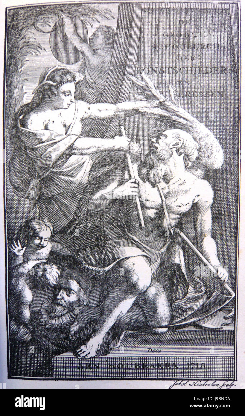 Je Schouburg PlateTitleprint avec Otto van Veen Banque D'Images