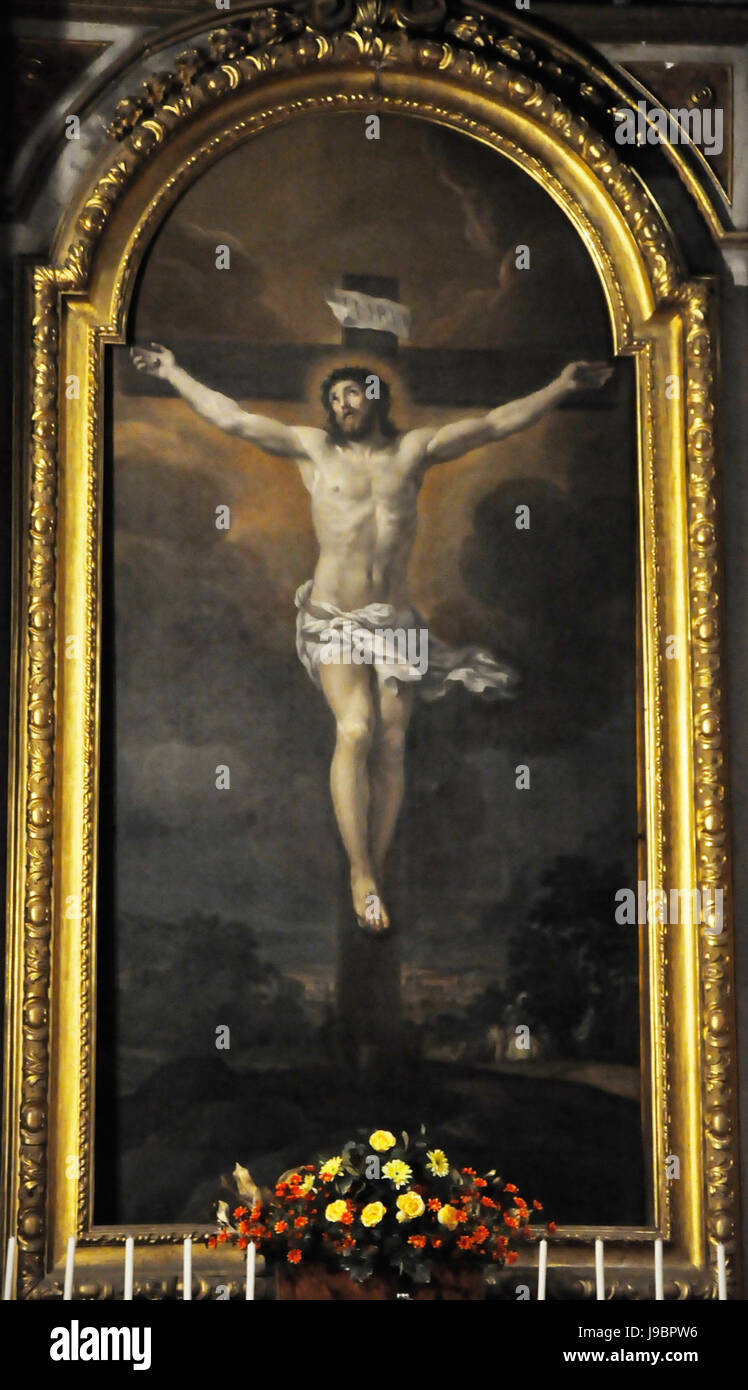 Rome Santa Maria dell'Orazione e morte Kruisiging Ciro Ferri 12 01 2011 17 37 04 Banque D'Images Rome Santa Maria dell'Orazione e morte Kruisiging Ciro Ferri 12 01 2011 17 37 04 Banque D'Images