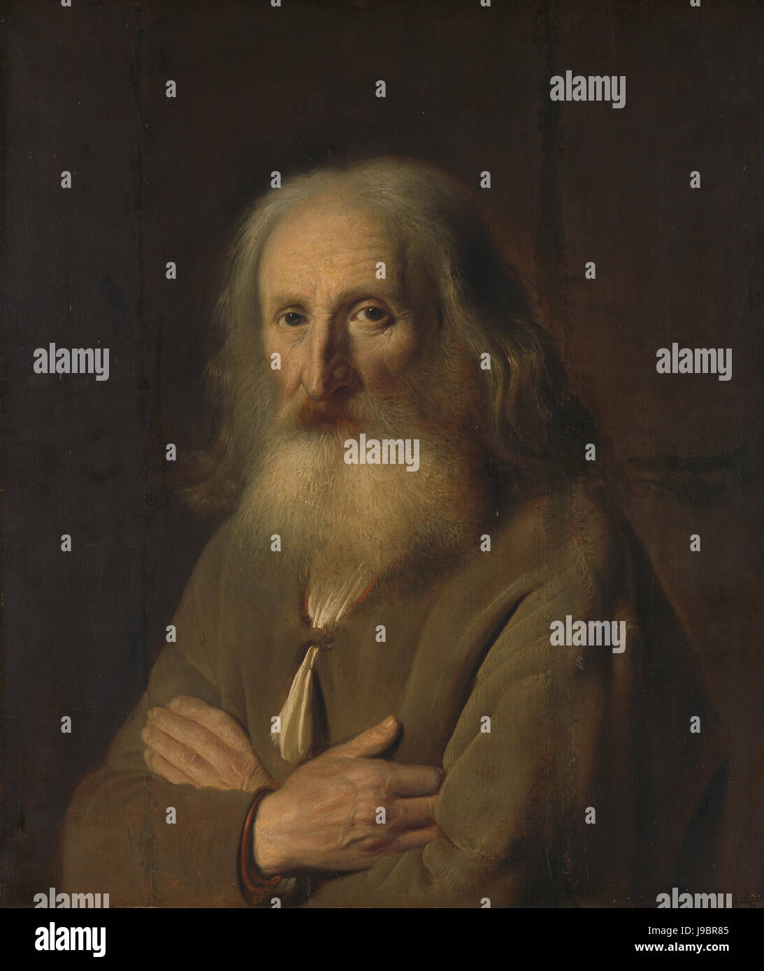 Portret van een oude man Rijksmuseum SK UN 2841 Banque D'Images