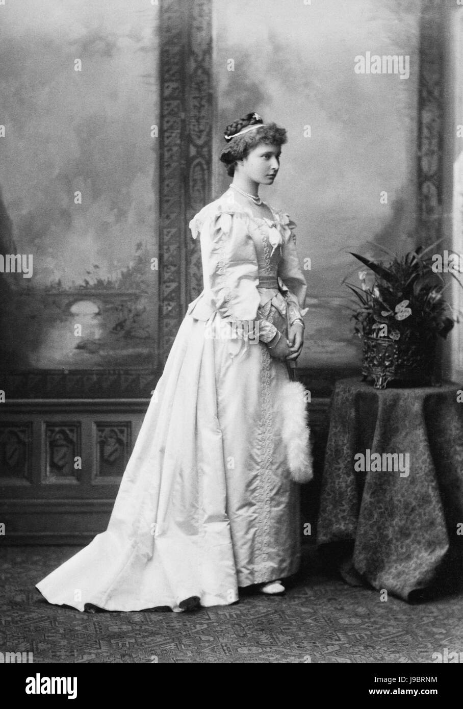 La princesse Alix de Hesse 1887 (a) Banque D'Images