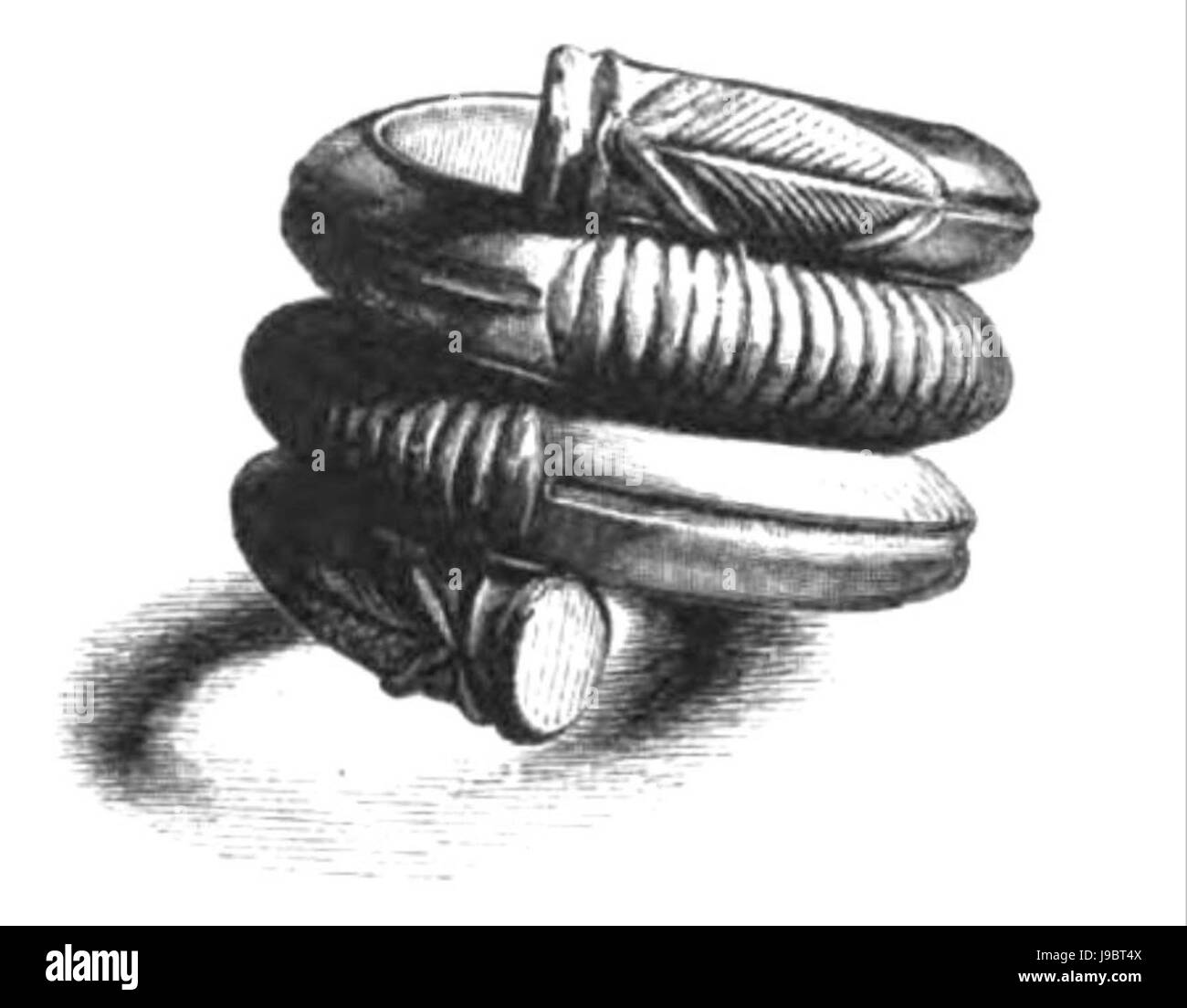 Bracelet type serpent Pitalpin Banque D'Images