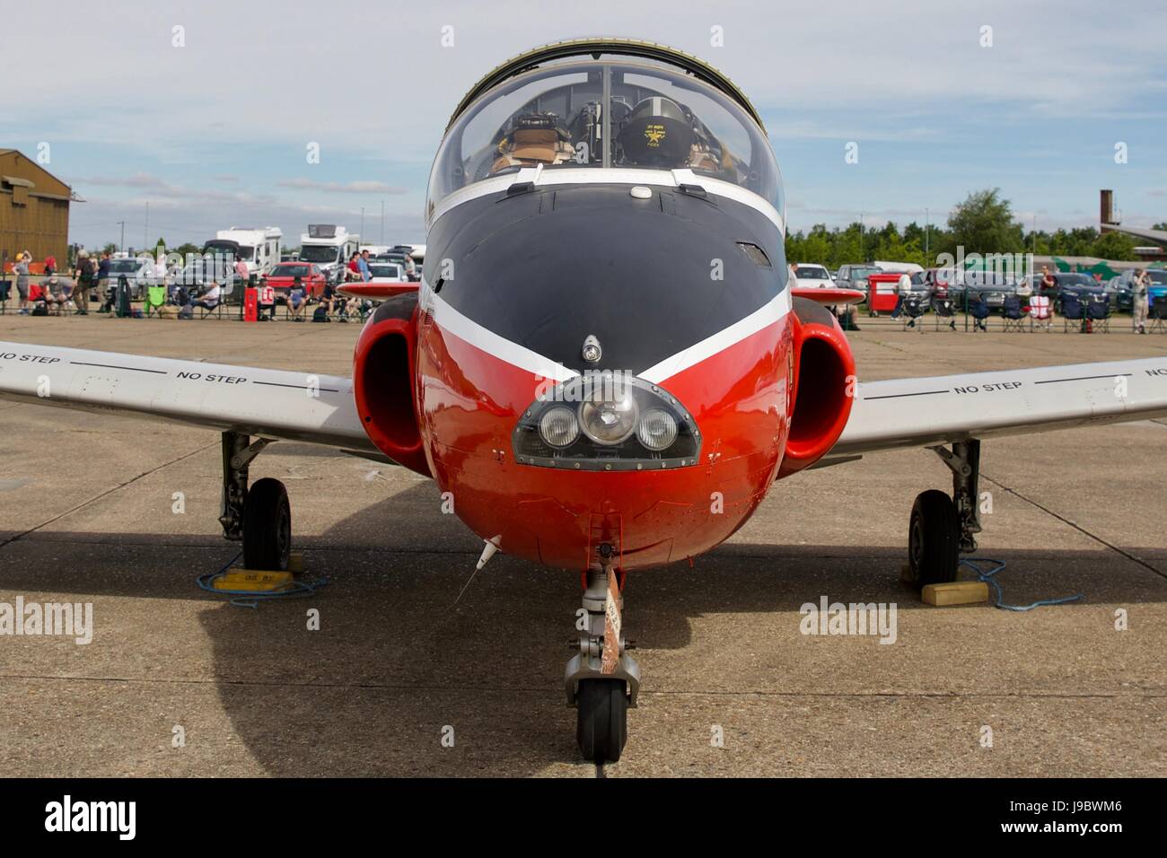 Jet Provost en exposition statique à l'Imperial War Museum Duxford Banque D'Images