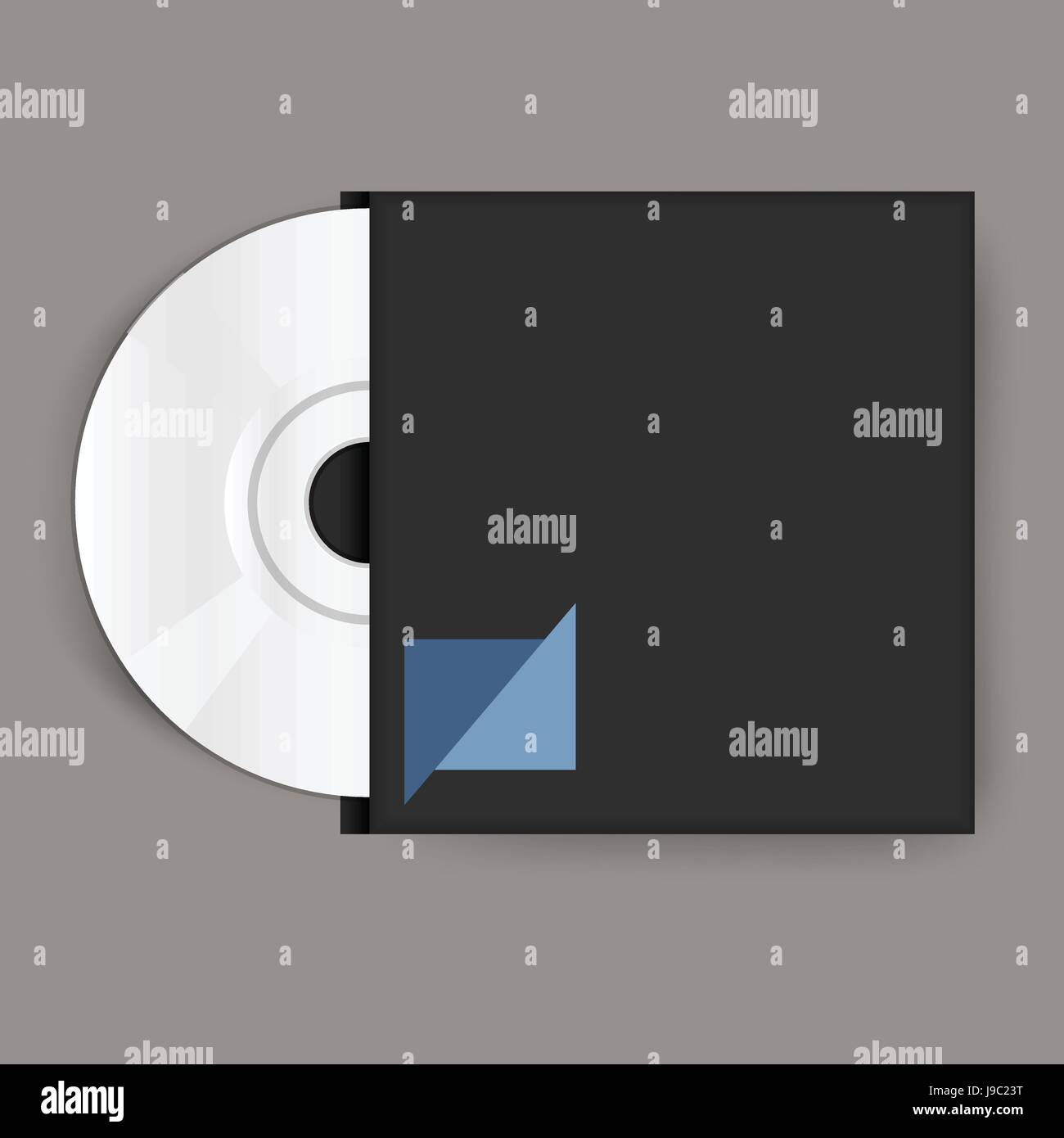 L'icône de disque compact vector illustration Illustration de Vecteur