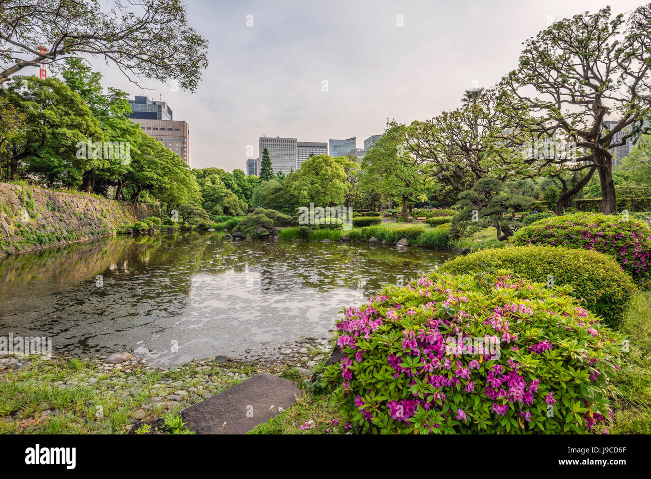 Hibiya Park (Hibiyakōen) à Chiyoda-ku, Tokyo, Japon Banque D'Images