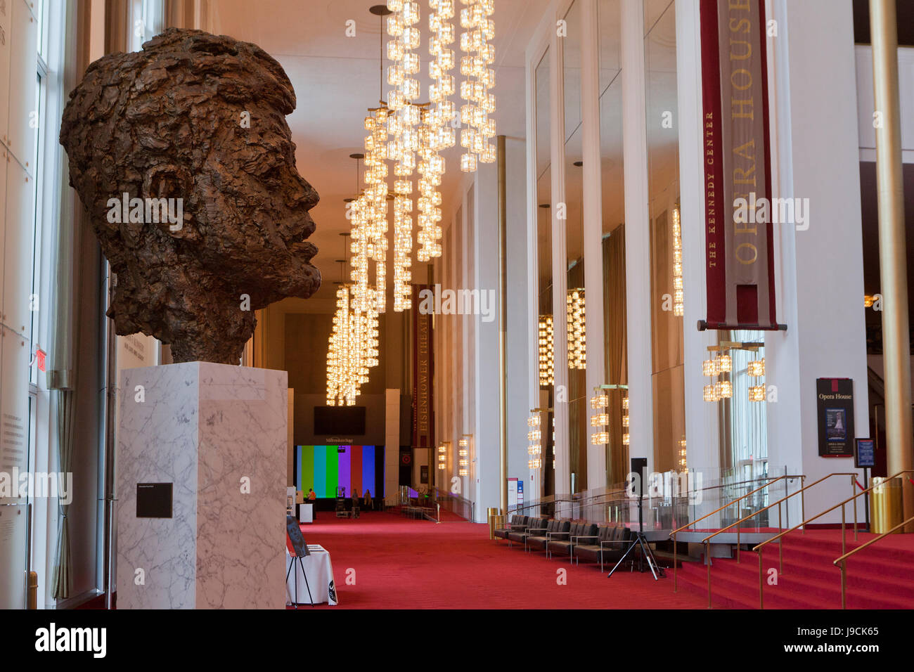 John F. Kennedy Centre intérieur - Washington, DC USA Banque D'Images