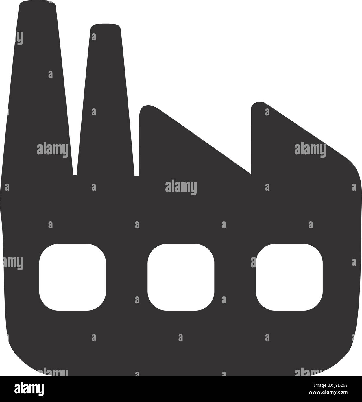 La pollution de l'usine à la contamination de la planète Illustration de Vecteur