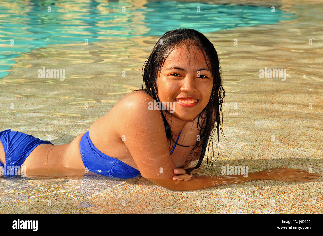 Femme, bikini, asiatique, la piscine, philippines, fille, filles, femme,  humain, human Photo Stock - Alamy
