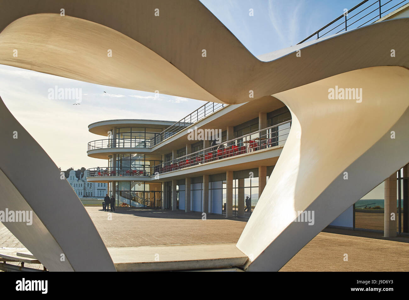 De La Warr Pavilion, un immeuble Art Déco, Bexhill-on-Sea, East Sussex, Angleterre, Royaume-Uni, Europe Banque D'Images