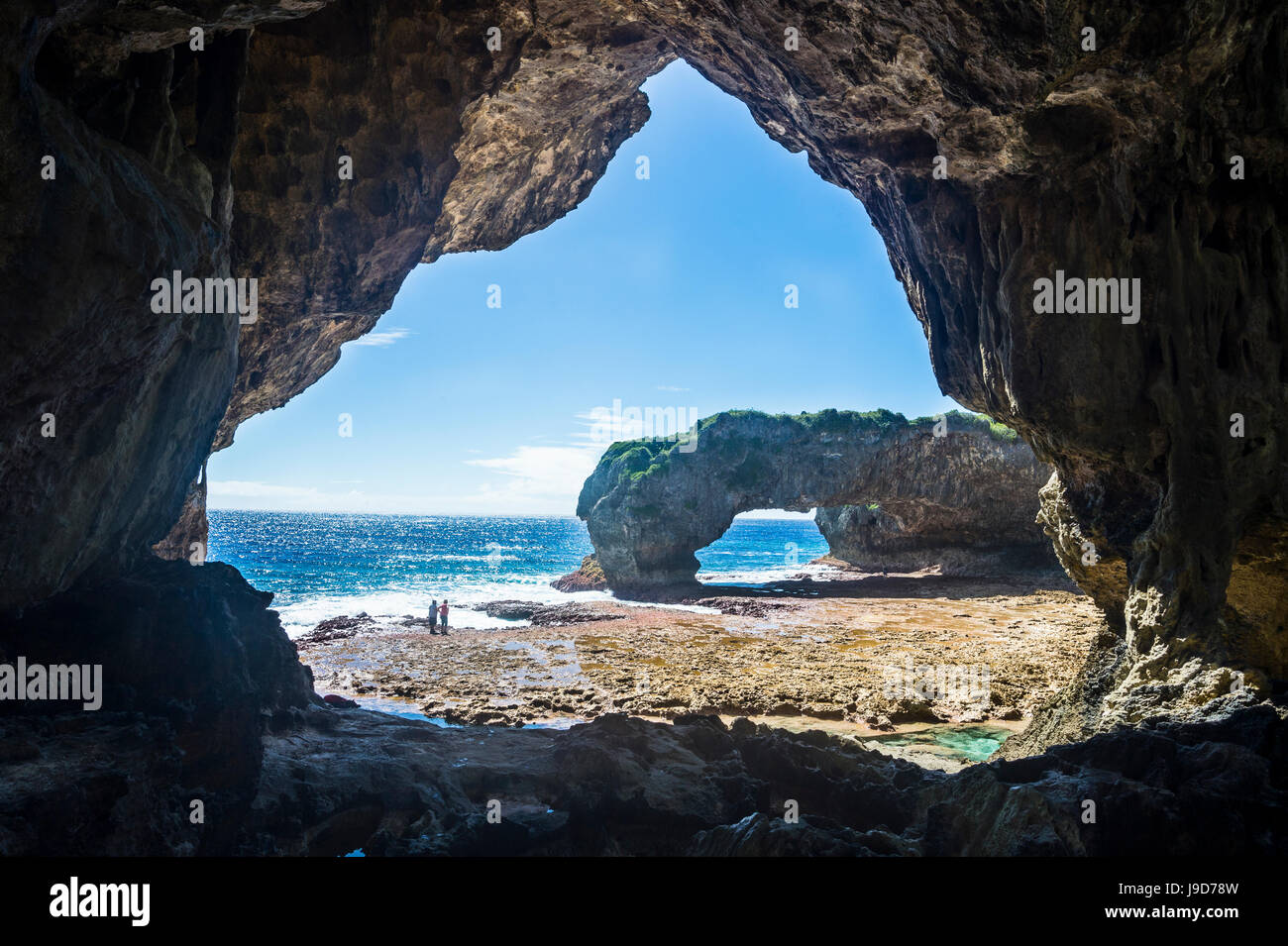 Arches Talava, Niue, le Pacifique Sud, du Pacifique Banque D'Images