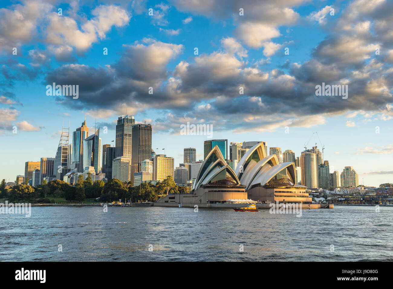 L'horizon de Sydney au coucher du soleil, New South Wales, Australie, Pacifique Banque D'Images