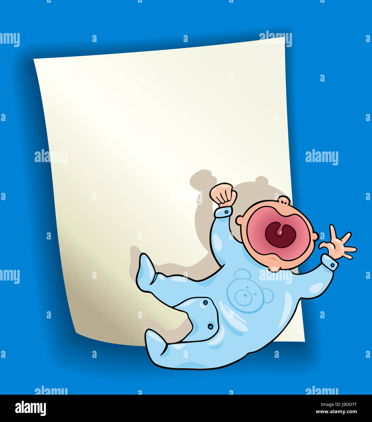 Maison De Vacances Bebe Illustration Bapteme Cartoon Nouveau Ne Nouveau Ne Photo Stock Alamy