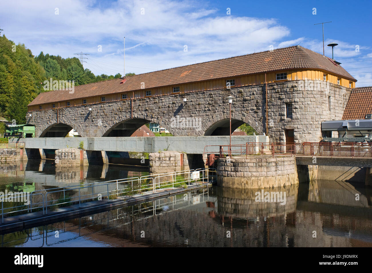 Hydropower plant,forbach Banque D'Images