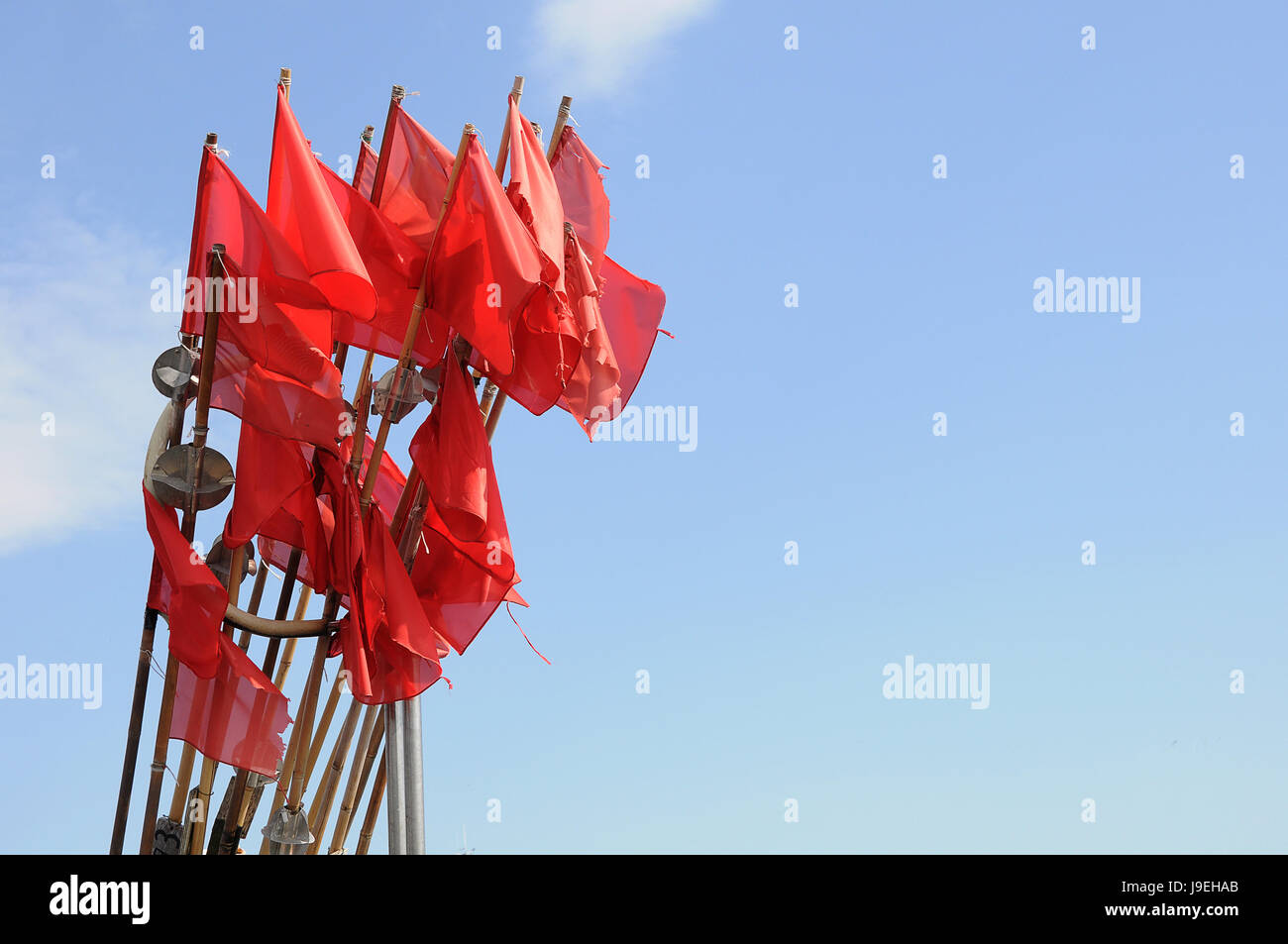 Pêche, marquage, drapeaux, drapeau, maritime, de la pêche, de la pêche, marquage, drapeaux, Banque D'Images