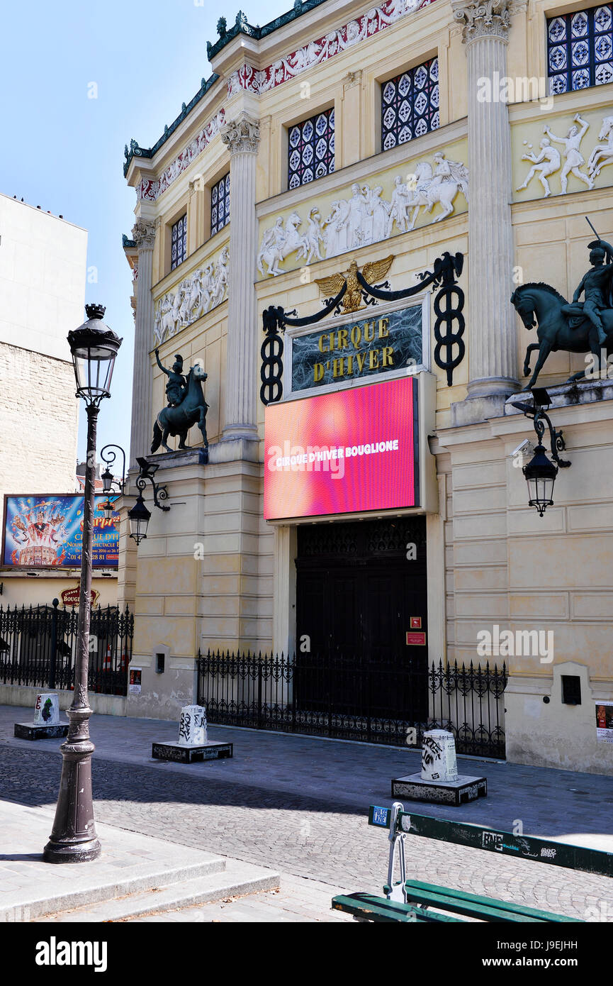 Cirque d'hiver Bouglione, Paris, France Banque D'Images