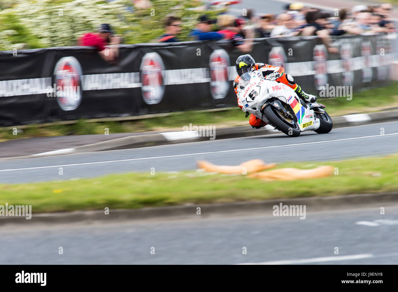 North West 200 2017 course moto sur route Banque D'Images