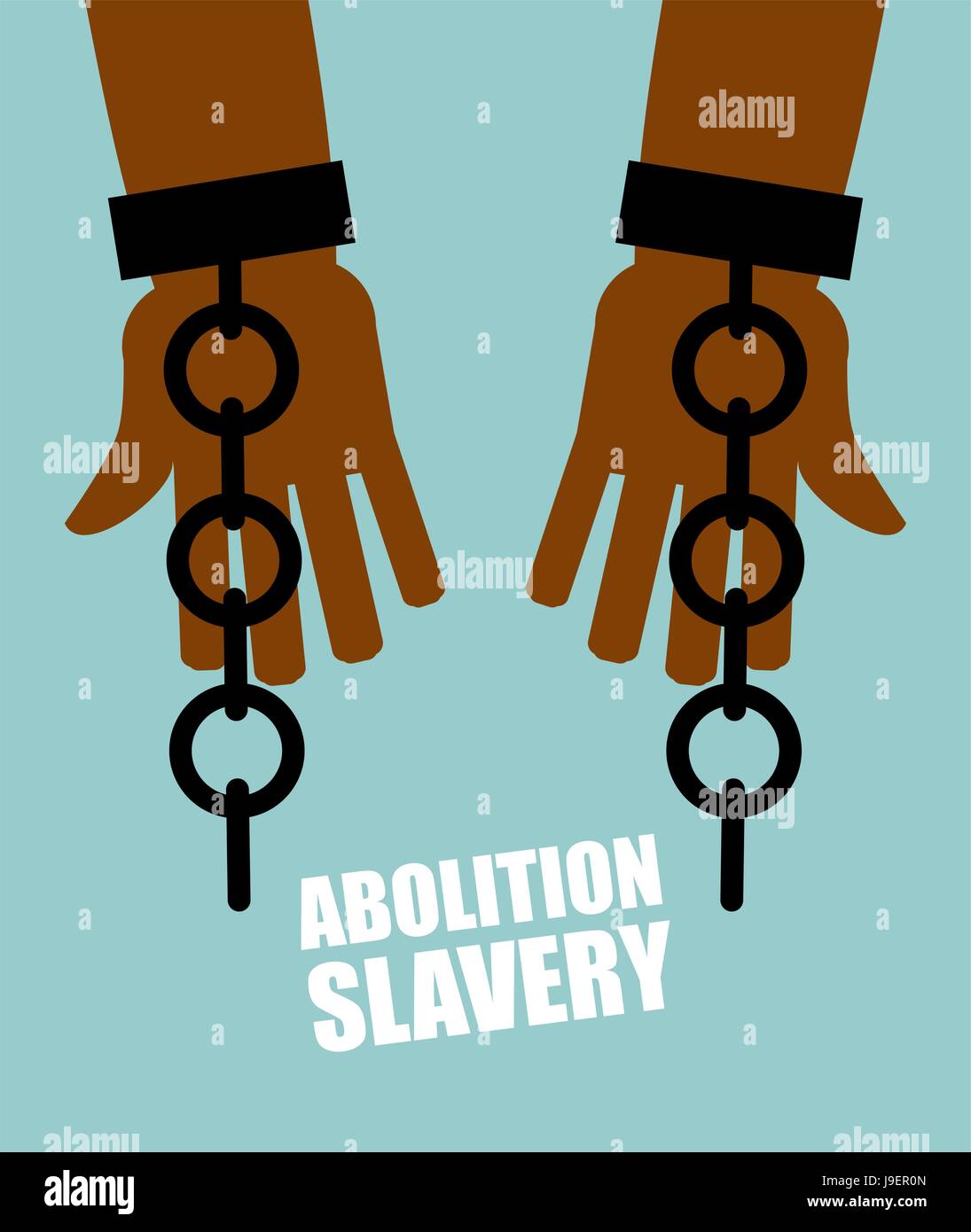 Black Slaves Chains Banque D Images Vectorielles Alamy