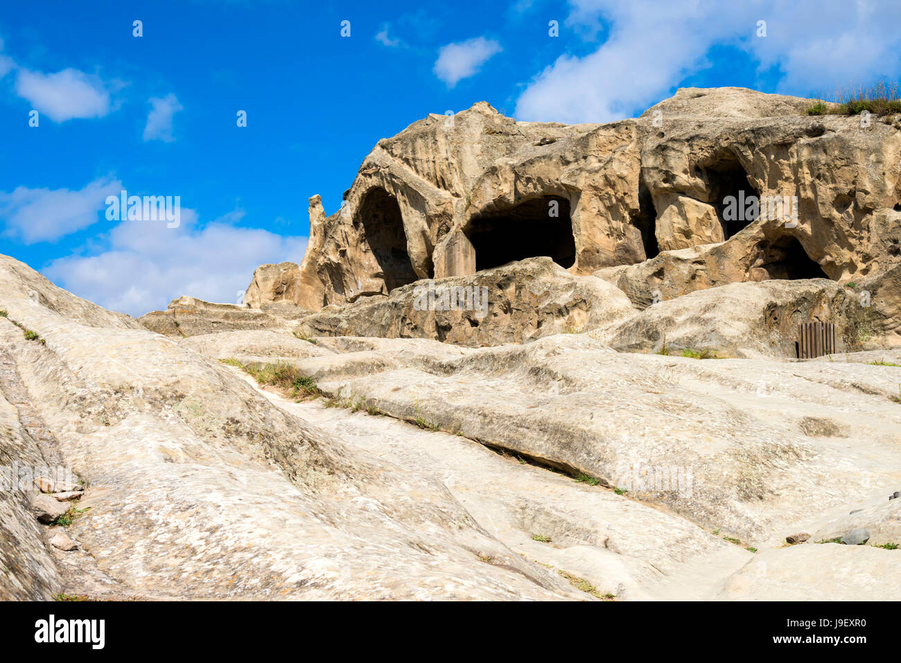 Uplistsikhe cave ville connue comme la forteresse du Seigneur, Gori, district de Shida Kartli, Géorgie Banque D'Images