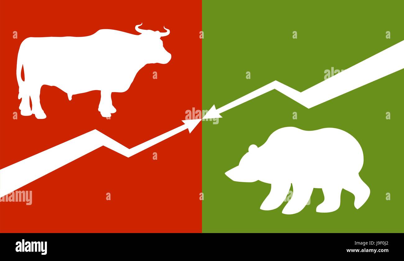 Bull Et L Ours Commercants De Bourse Allegorie D Affaires Tomber Et Augmenter De Citations Fleche Bas Et Fleche Haut Caracteres D Affaires Zone Verte Et Image Vectorielle Stock Alamy