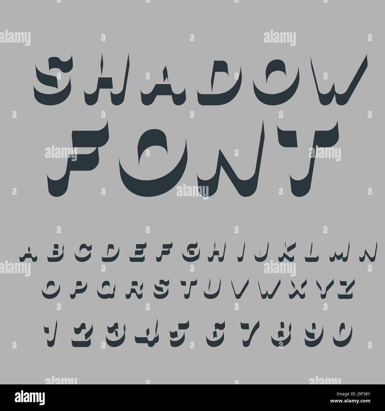 Shadow font Banque de photographies et d'images à haute résolution - Alamy