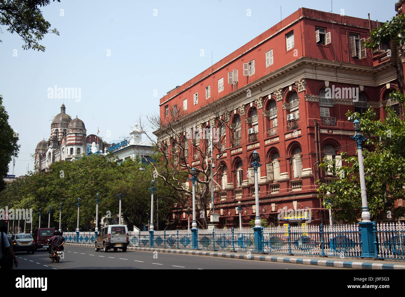 L'architecture coloniale britannique dans et autour de BBD Bagh - Calcutta Kolkata central West Bengal India Banque D'Images