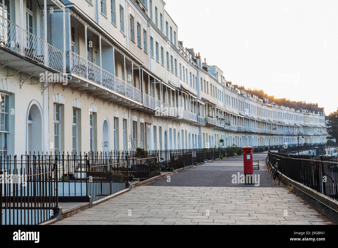 L'Angleterre, Somerset, Bristol, Clifton, New York Royal Crescent Banque D'Images