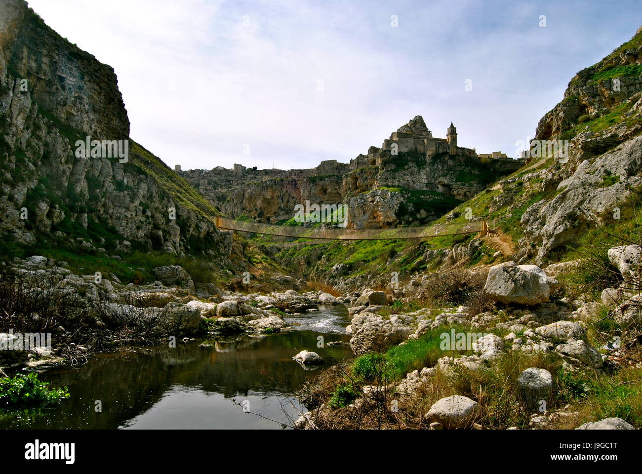 Sassi di Matera, Matera, Basilicate, Italie Banque D'Images