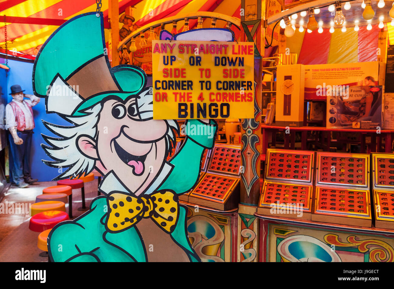 L'Angleterre, Devon, Dingles Parc d'Heritage Centre, Bingo, Banque D'Images