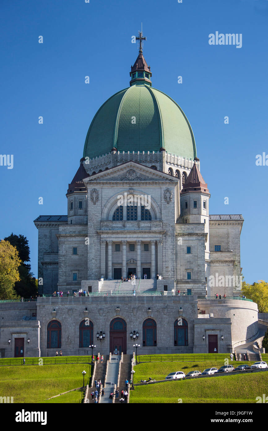 Le Canada, la province de Québec, Ville de Montréal, l'Oratoire Saint-Joseph, Basilique, Mont Royal Banque D'Images
