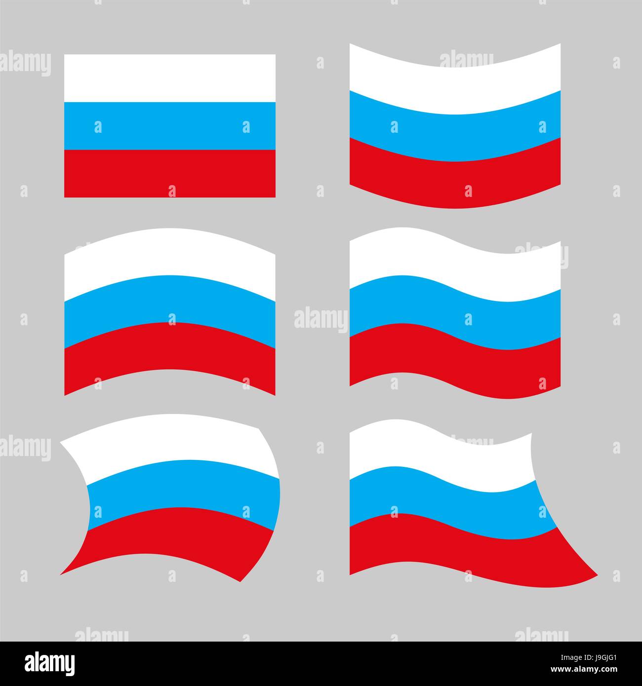 Autocollant Pare-chocs Vinyle - Drapeau Carte De La Russie - StickersWorld