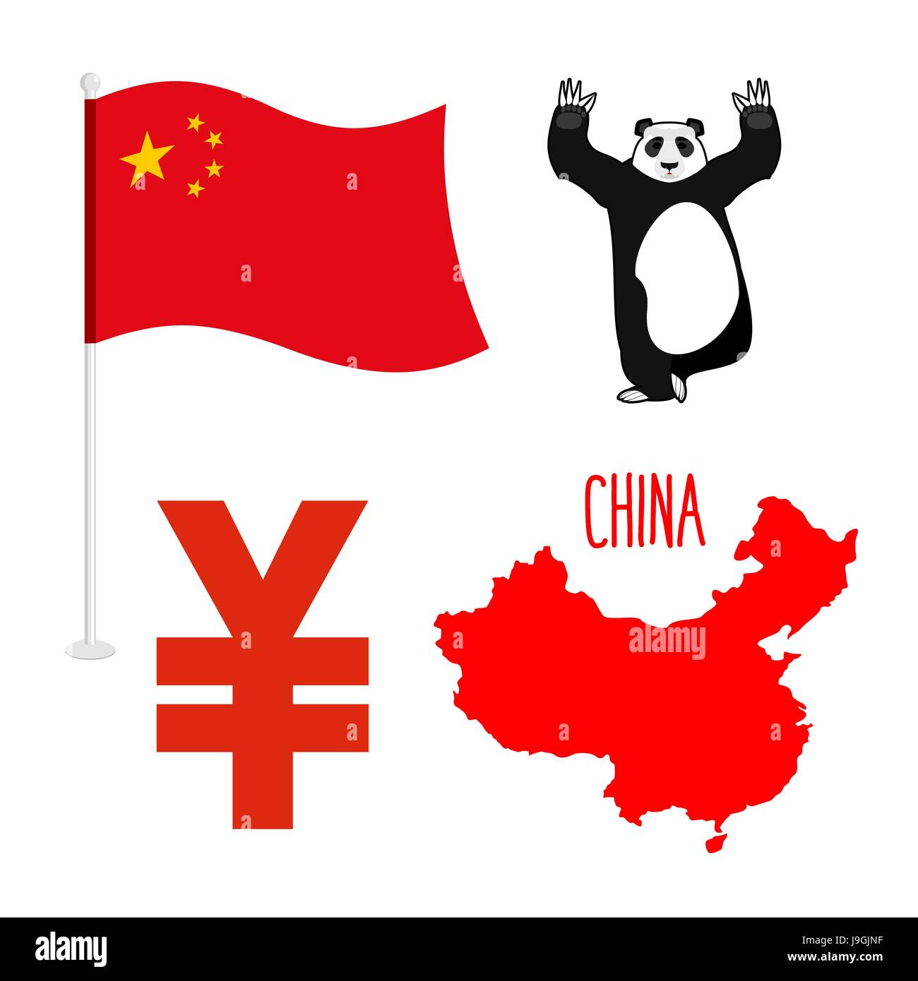 Symbole De La Chine Icons Set La Carte Et Drapeau Du Pays Signe De La Monnaie Nationale De Yen Ours Panda Animal National Chinois Image Vectorielle Stock Alamy Symbole De La Chine Icons Set La Carte Et Drapeau Du Pays Signe De La Monnaie Nationale De Yen Ours Panda Animal National Chinois Image Vectorielle Stock Alamy