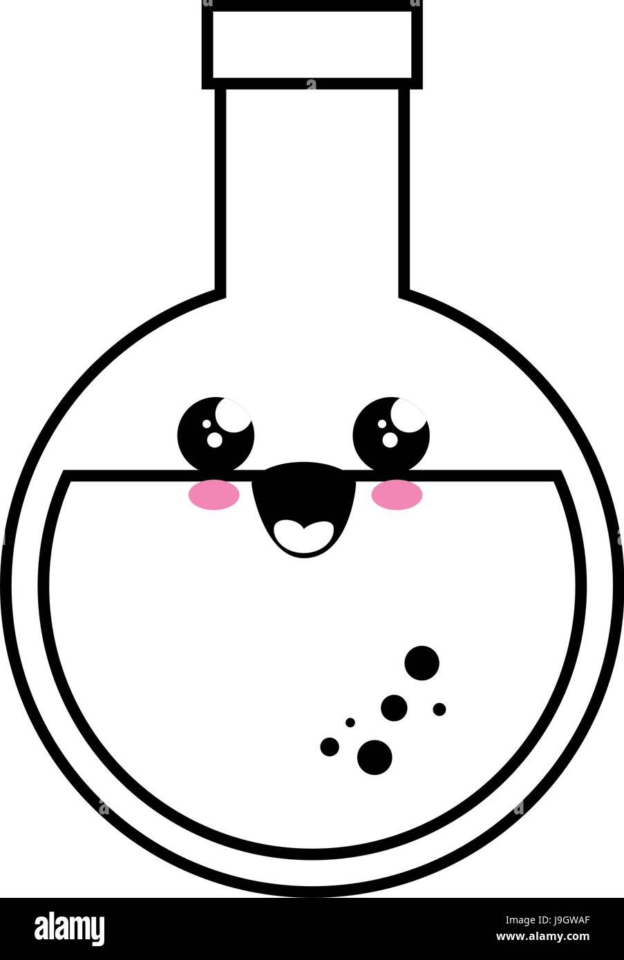 chimie ballon kawaii cartoon image vectorielle stock alamy https www alamyimages fr photo image chimie ballon kawaii cartoon 143585975 html