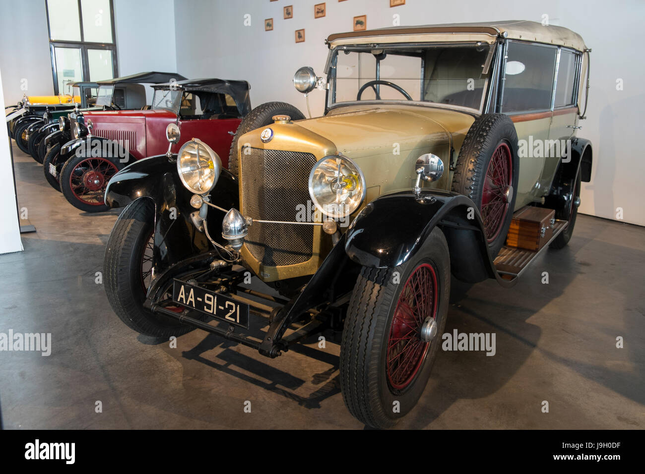 Bulletin 1928 Convertible 'corps'. Musée de l'automobile de Málaga, Andalousie, espagne. Banque D'Images